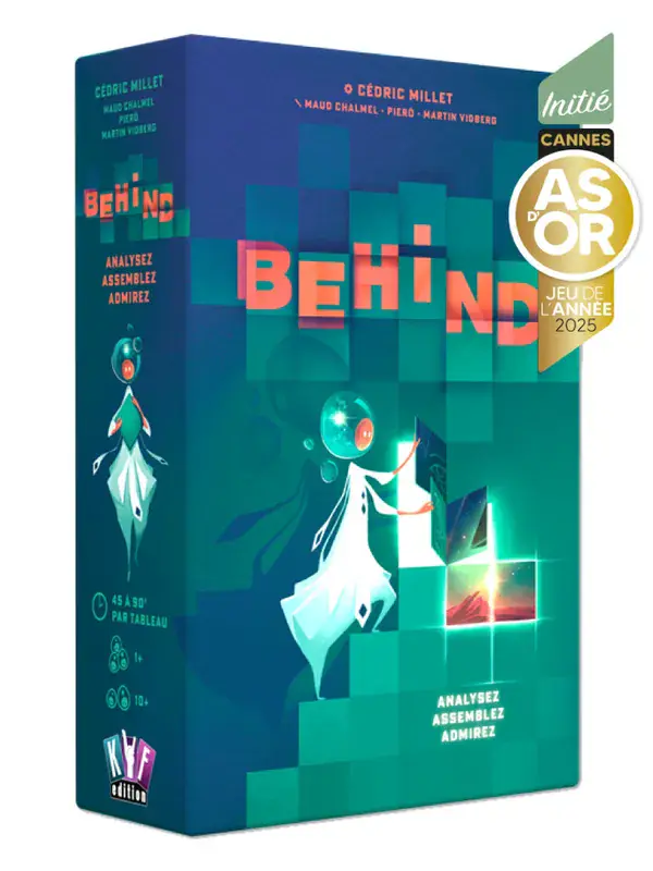 Behind