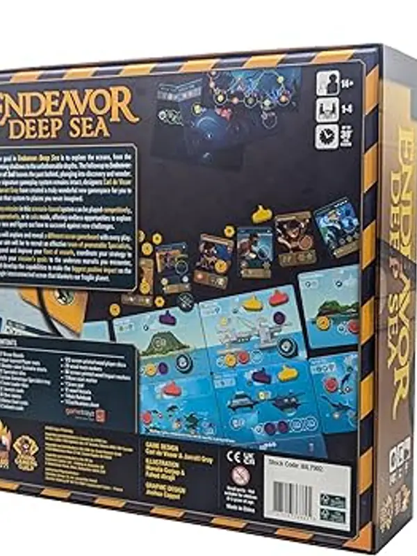 Review Endeavor: Deep Sea, test et avis — Jeu de société | PartiePrise