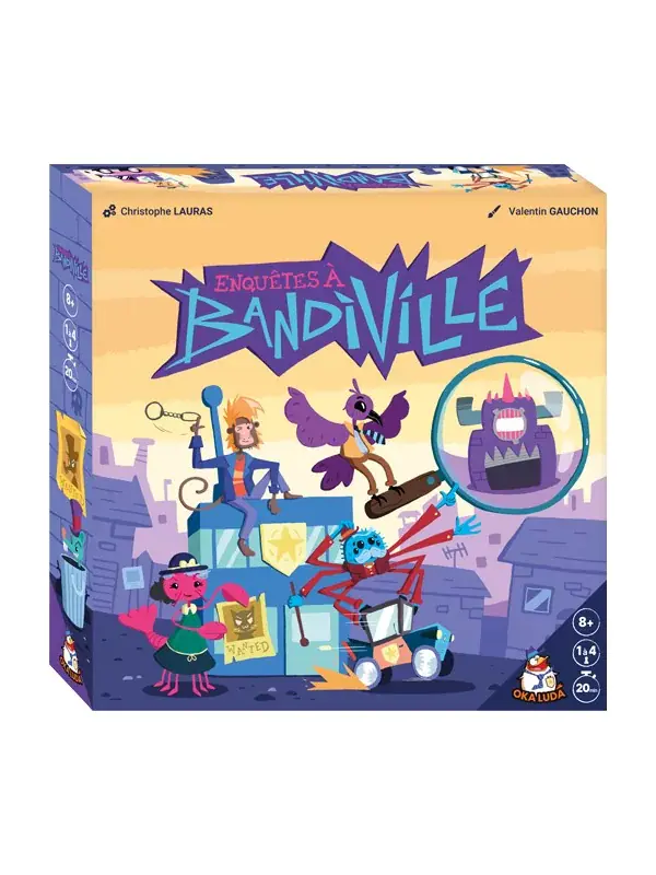 Enquêtes à BandiVille — Jeu de société pour 1-4 joueurs | PartiePrise