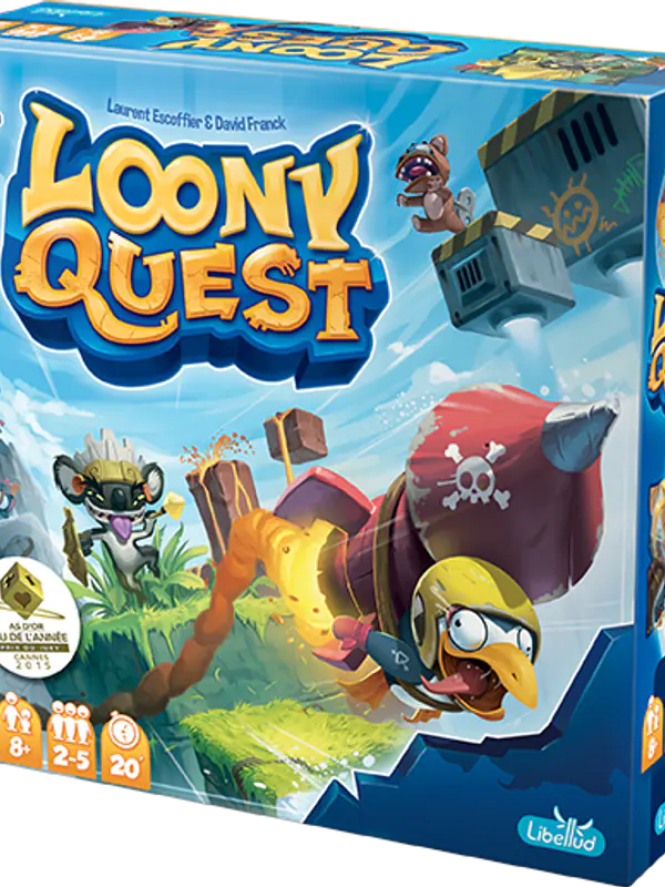 Review Loony Quest : test et avis — Jeu de société | PartiePrise