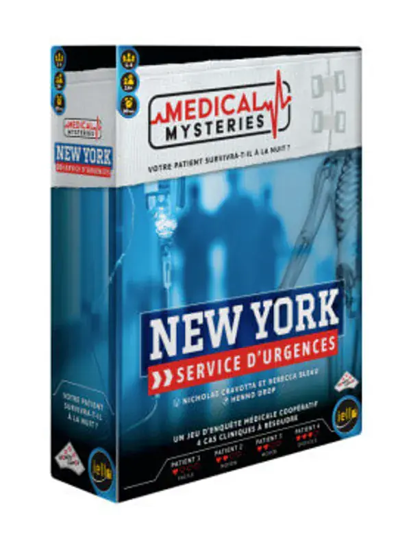 Review Medical Mysteries - New-York Service d'Urgences : test et avis — Jeu de société | PartiePrise