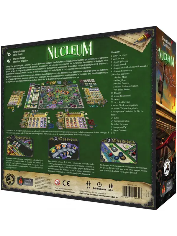 Review Nucleum : test et avis — Jeu de société | PartiePrise