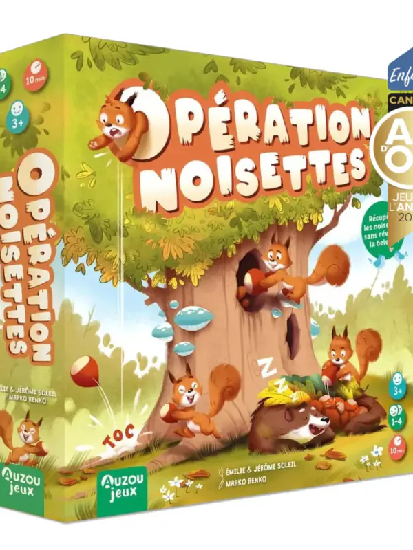 Review Opération Noisettes : test et avis — Jeu de société | PartiePrise