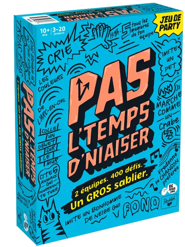 Review Pas l'Temps d'Niaiser : test et avis — Jeu de société | PartiePrise