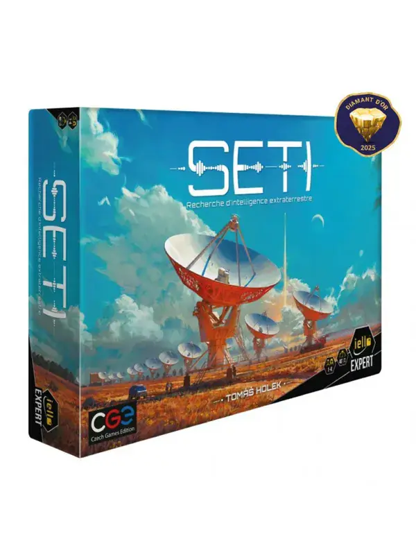 Review SETI : Recherche d'Intelligence Extraterrestre, test et avis — Jeu de société | PartiePrise